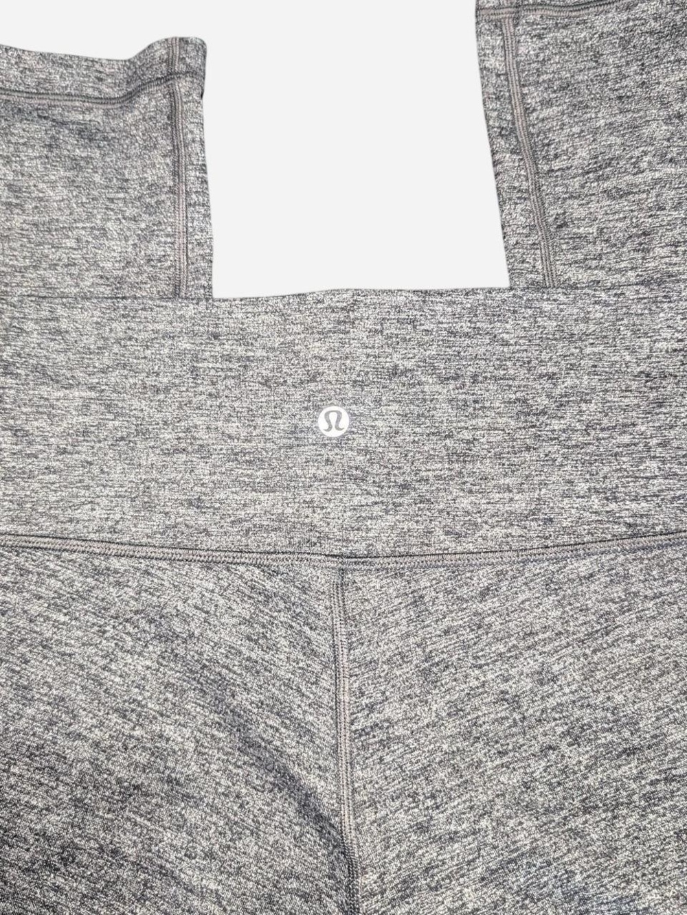 lululemon Gray Marled High-Rise Capris